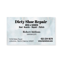 Berufliche Schuster Schuhreparatur-Visitenkarte