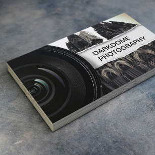 Berufliche Schwarz-Weiß-Fotografie Visitenkarte