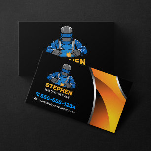 Berufliche Schweißanlage Visitenkarte