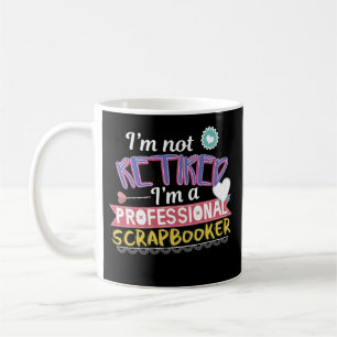 Berufliche Scrapbooking Ruhestands-Kaffee-Tasse Kaffeetasse