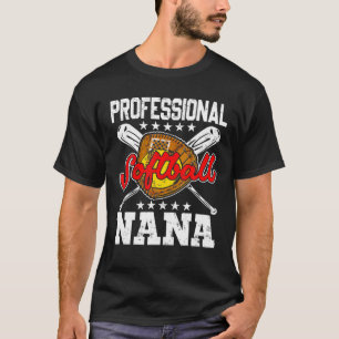 Berufliche Softball Nana Happy Mother Day Soft T-Shirt