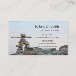 berufliche Strandsteinkunst Visitenkarte