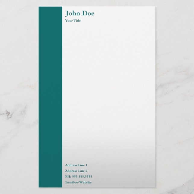 berufliche Tees Briefpapier (Vorderseite)