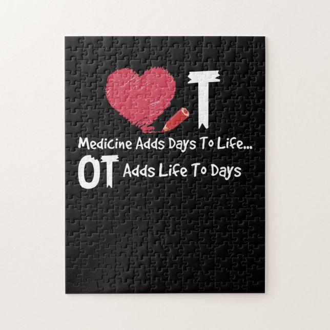 Berufliche Therapie erhöht die Lebensdauer der Her Puzzle (Vertikal)