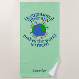 Berufliche Therapie macht die Welt zum Alltag Strandtuch