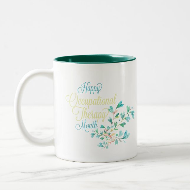 Berufliche TherapieMonatsgeschenk Zweifarbige Tasse (Links)