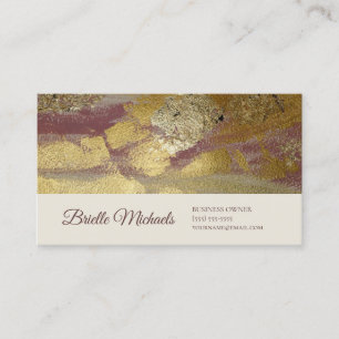 Berufliche tiefe Rose und Imitate Gilded Gold Foil Visitenkarte