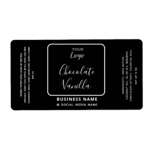 Berufliche Typografie Schwarz-weißes Logo-Produkt