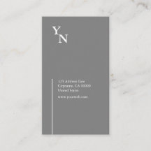 Berufliche Typografie-vertikale Geschäfts-Karte