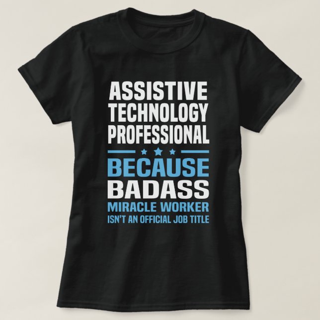 Berufliche unterstützende Technologie T-Shirt (Design vorne)