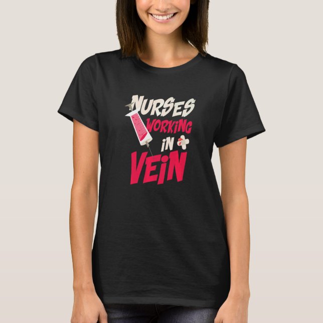 Berufliche Venenversorgung T-Shirt (Vorderseite)