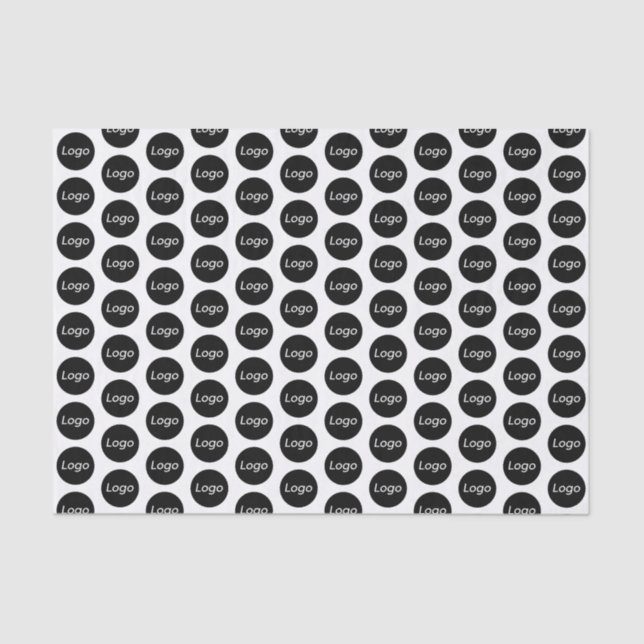 Berufliche Verpackung von Logos Seidenpapier (Vorderseite)