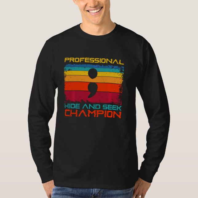 Berufliche versteckte und gesuchte Champion-Code-S T-Shirt (Vorderseite)
