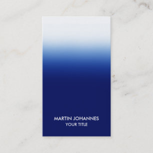 Berufliche vertikale Elegante Blue Business Card Visitenkarte