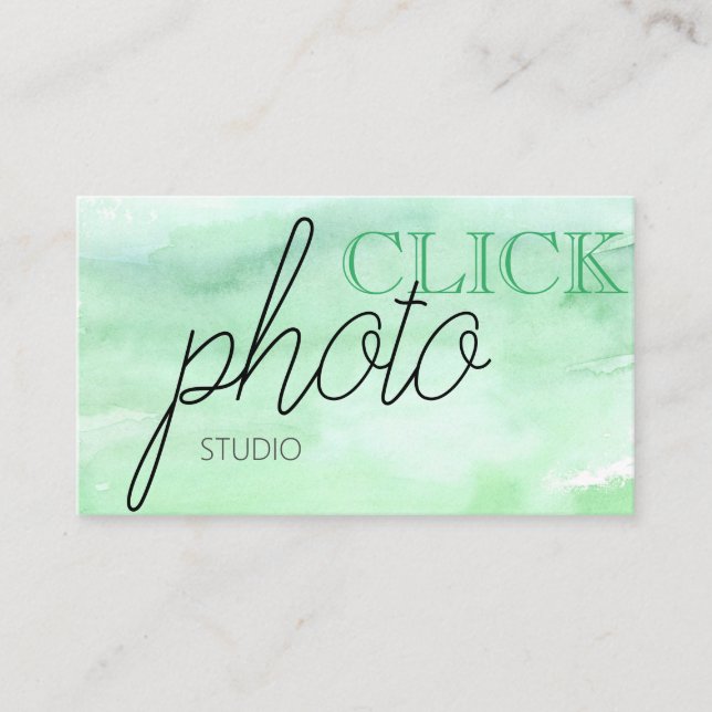 Berufliche Visitenkarte (Vorderseite)