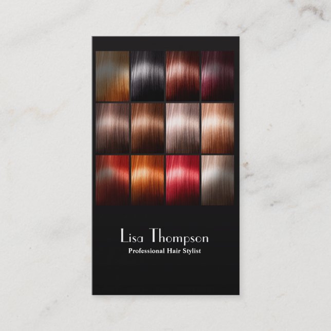 Berufliche Visitenkarte (Vorderseite)