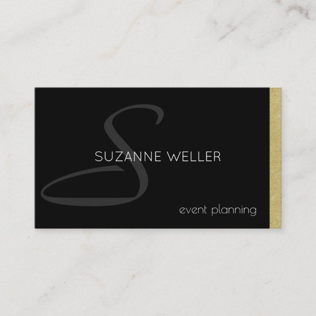 berufliche Visitenkarte für Veranstaltungsplaner (Vorderseite)