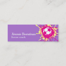 Berufliche Visitenkarten für Fußball Mini Visitenkarte