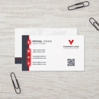 Berufliche Visitenkartenmockage Visitenkarte