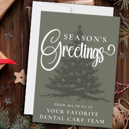 Berufliche Weihnachtsfeiern für kundenspezifische  Feiertagskarte