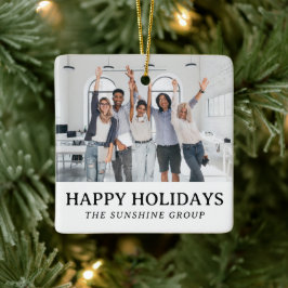 Berufliche Weihnachtsgeschenke für Kunden Keramikornament