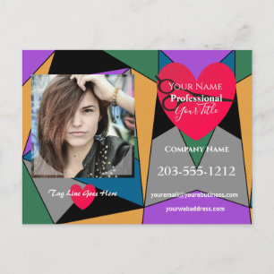 Berufliche Werbepostkarte - HAMbyWG Postkarte