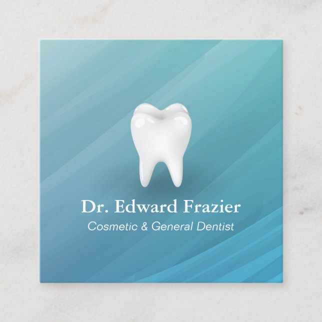 Berufliche Zahnpflege Zahnärztliche Zahnarztpraxis Terminkarte (Vorderseite)