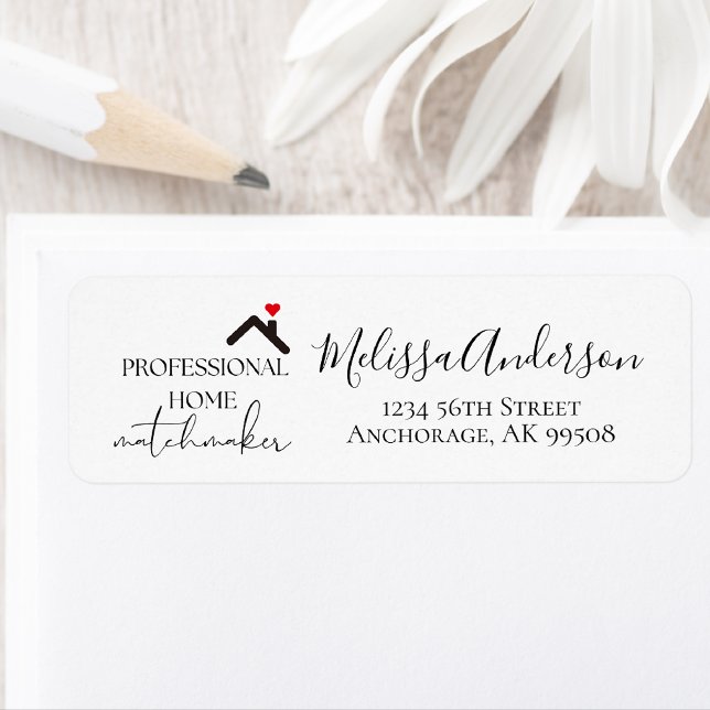 Berufliche Zuhause Matchmaker Real Anwesen-Adresse (Real Estate Address Label)