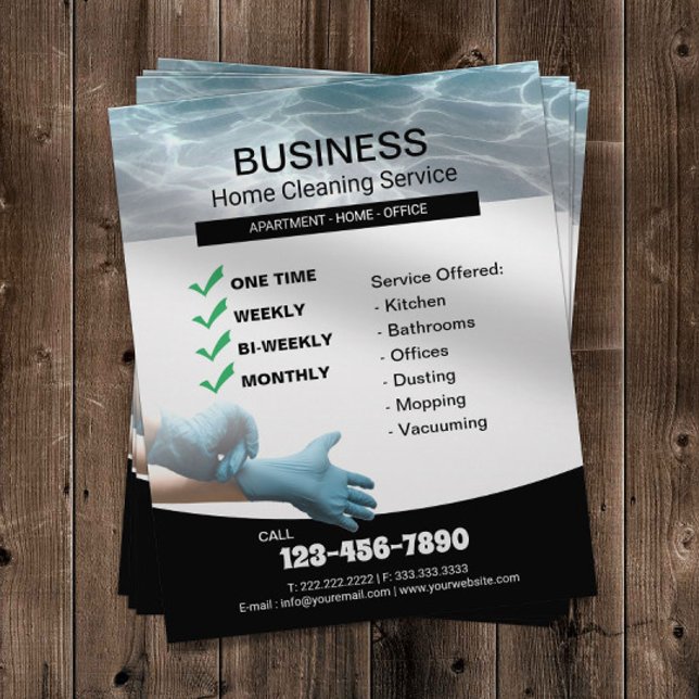 Berufliche Zuhause-Reinigung Haus Behaltend Servic Flyer (Von Creator hochgeladen)