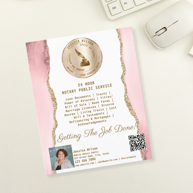 Beruflicher Agent für Notare und Darlehensuntersch Flyer (Von Creator hochgeladen)