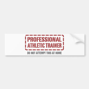 Beruflicher athletischer Trainer Autoaufkleber