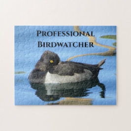 Beruflicher Birdwatcher Duck Blue Water Wild Bird Puzzle