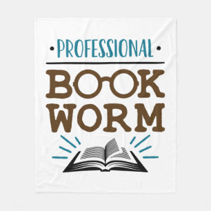 Beruflicher Bookworm Avialer Buchleser Fleecedecke