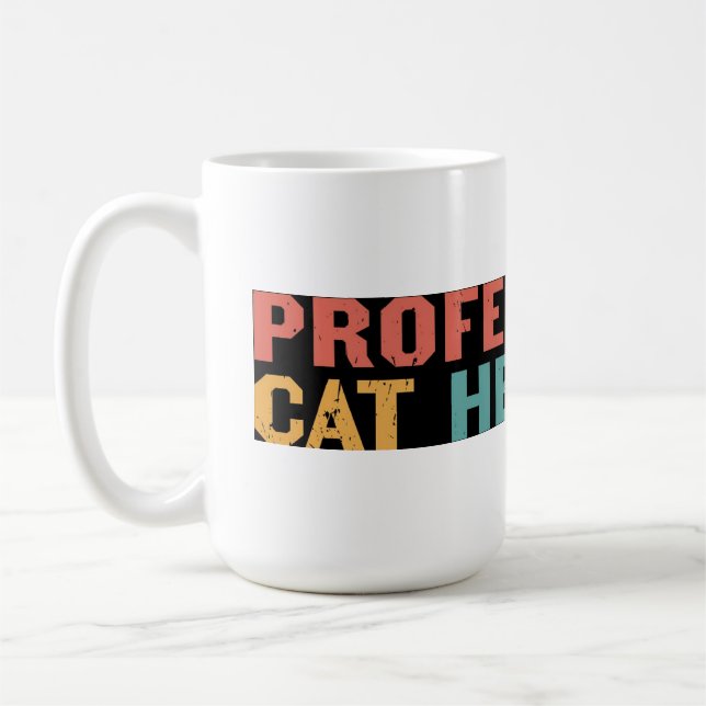 Beruflicher Cat Herder-Kaffeecup Kaffeetasse (Links)
