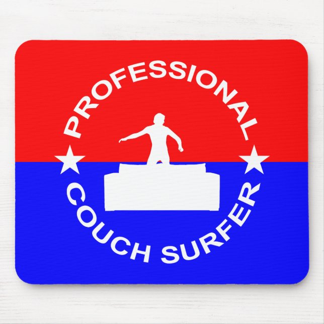 Beruflicher Couchübersetzer Mousepad (Vorne)