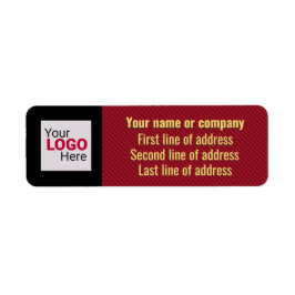 Beruflicher Diagonalstreifen: Rot, Schwarz und Gol