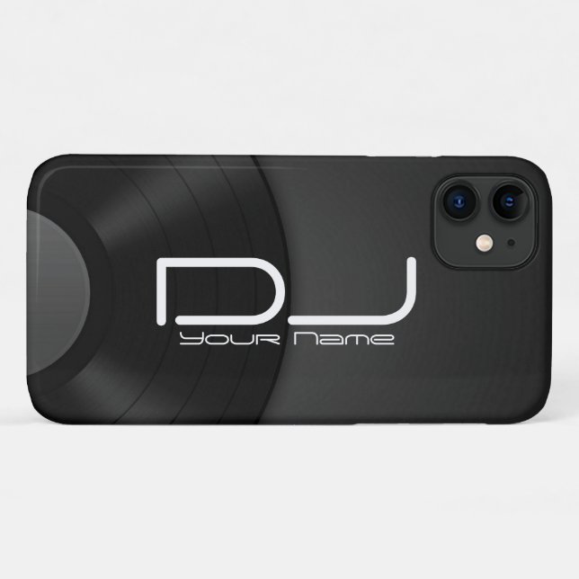 Beruflicher DJ Vinyl Case-Mate iPhone Hülle (Rückseite (Horizontal))