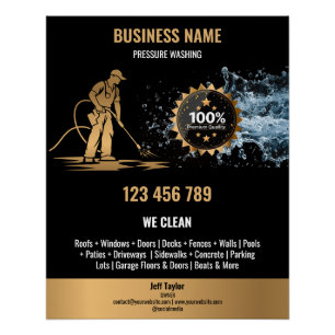 Beruflicher Druck Power waschen