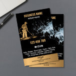 Beruflicher Druck Power waschen Flyer<br><div class="desc">Berufliches Design der Visitenkarte - goldene Druckwäschestütze für Ihre Druckwäscheservice</div>