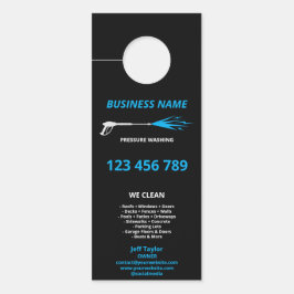 Beruflicher Druck Power waschen Waschmaschine Türanhänger