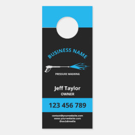 Beruflicher Druck Power waschen Waschmaschine Türanhänger