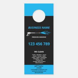 Beruflicher Druck Power waschen Waschmaschine Türanhänger