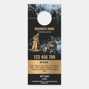 Beruflicher Druck Power waschen Waschtisch Dach Türanhänger