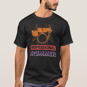 Beruflicher Drummer T-Shirt