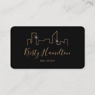 beruflicher Echtzeit-Anwesen-Realtor, um Foto-QR-C Visitenkarte