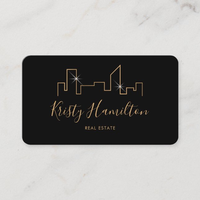 beruflicher Echtzeit-Anwesen-Realtor, um Foto-QR-C Visitenkarte (Vorderseite)