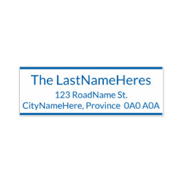 Beruflicher, einfacher und Schlichter Name + Ansch Permastempel