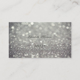 Beruflicher Eleganter Chic, Glittery, Bokeh Visitenkarte