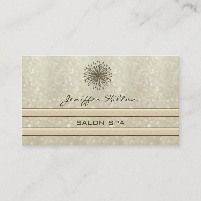 Beruflicher eleganter, glänzender Kronleuchter Visitenkarte (Vorderseite)