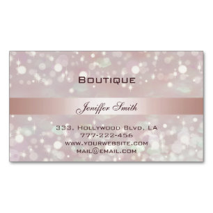 Beruflicher, eleganter und moderner Chic-Glanz Magnetische Visitenkarte